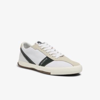 Lacoste Ball Net Canvas and Suede Sneakers Dámské - Tenisky Bílé | CZ-oXXfpA